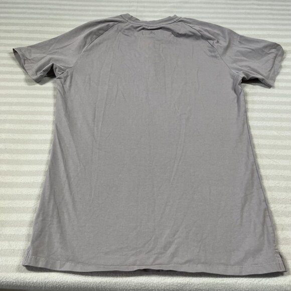 Tailored Athlete Shirt Mens Large Gray Everyday Henley Short Sleeve Stretch - Picture 3 of 8